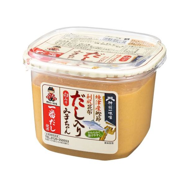 だし入りみ子ちゃん白750g1セット（1個×3） 神州一味噌 味噌