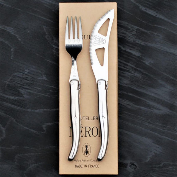 ライヨール ステンレスハンドル ピザナイフ フォーク 4310068 1セット