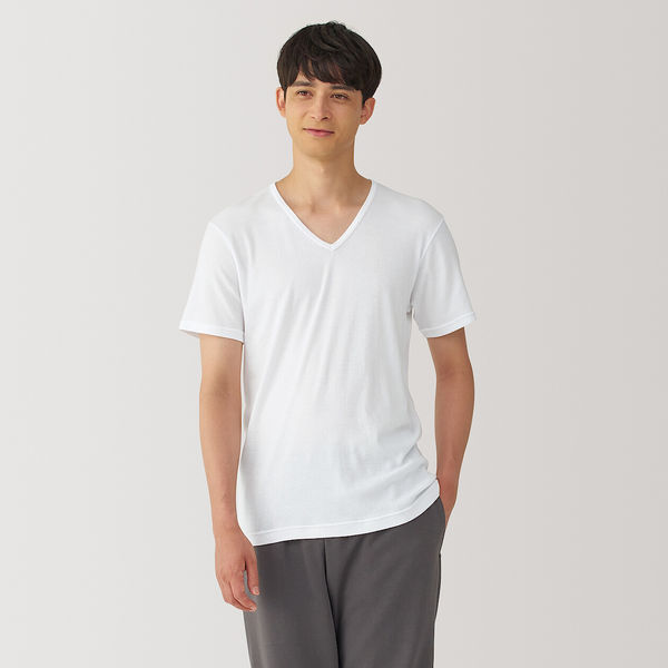 白 t シャツ 販売 メンズ 無印