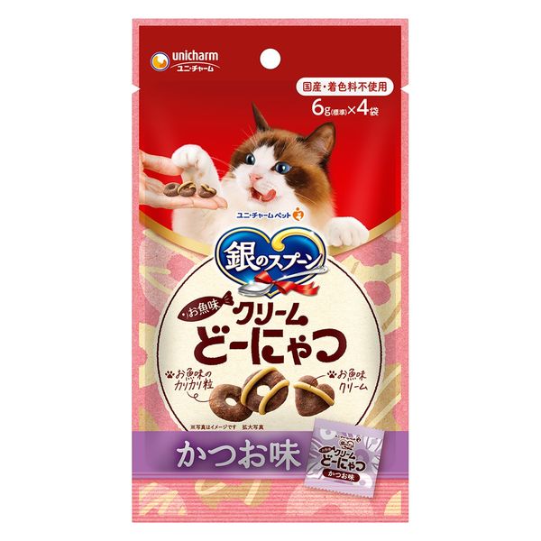 銀のスプーン クリームどーにゃつ かつお味 国産 24g（6g×4袋）3袋