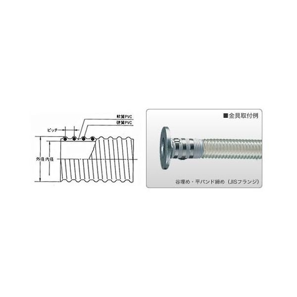 インスタより専用 東拓工業 TACSD-A2 φ100 カット 50m 定尺 22104-100 1～50m 1巻