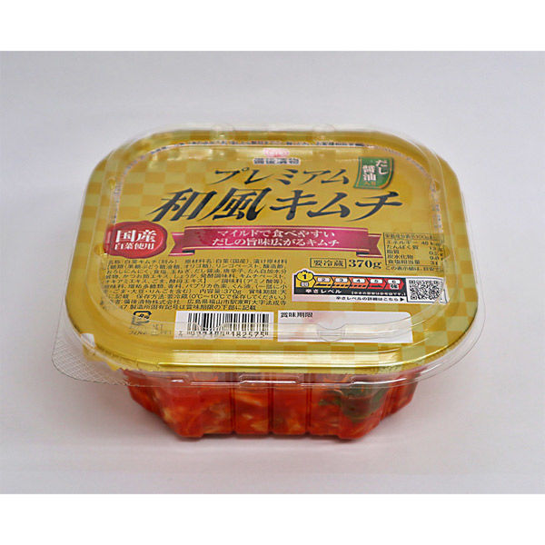 備後漬物 [冷蔵] プレミアム和風キムチ 370g×6個 4977188182575 1