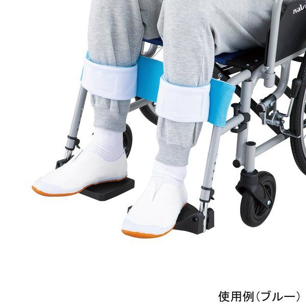 ネットオフ 送料得店 ブルー 車いすフットサポートベルト アズワン FSB-BL 8-707 1個 墜落制止用器具