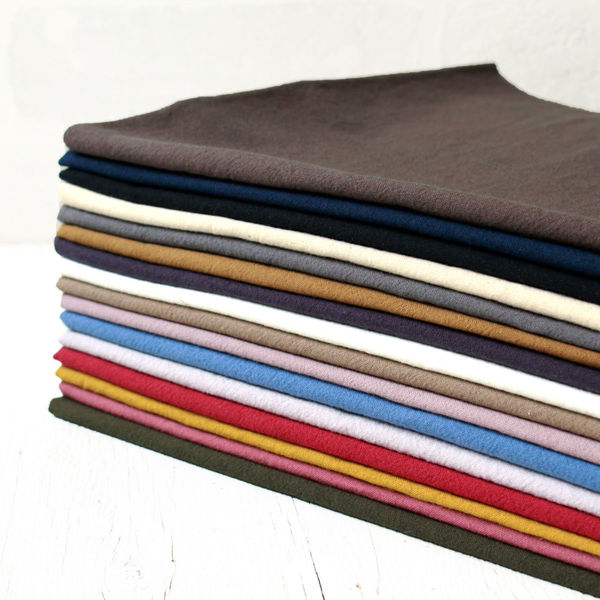 万葉木綿 無地 布 巾約110cm×2m切売カット M/エンジ NCM89390