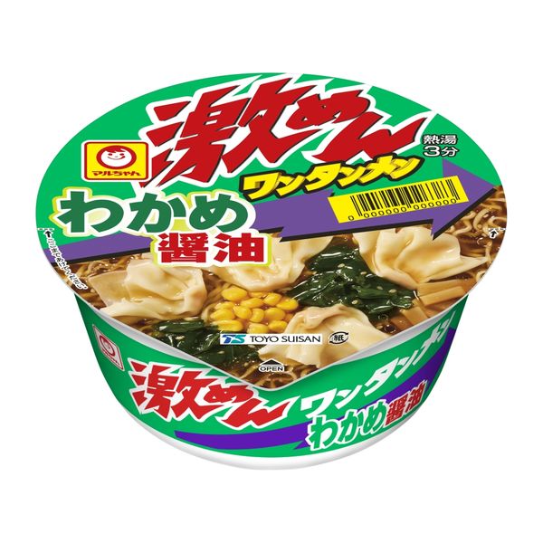 マルちゃん 激めんワンタンメン わかめ醤油 83g 1セット(1個×12 マルちゃん 激めんワンタンメン わかめ醤油 83g 1セット(1個×12