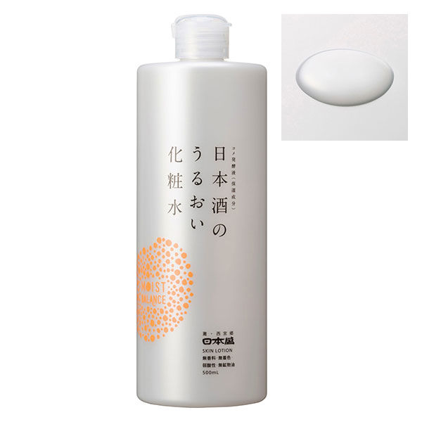 値下げ！大容量！日本盛 日本酒の保湿化粧水 500ml　15本セット アウトレット】日本盛 日本酒の保湿化粧水 500mL - アスクル