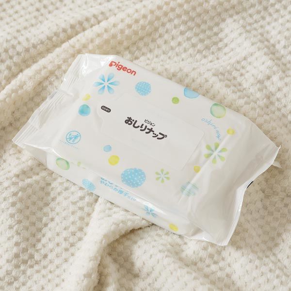 ピジョン おしりふき おしりナップ やわらか厚手仕上げ 1ケース（80枚