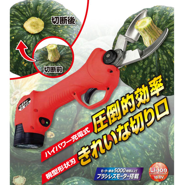ニシガキ工業 カボチャはさみ N-980 1セット（直送品） - アスクル