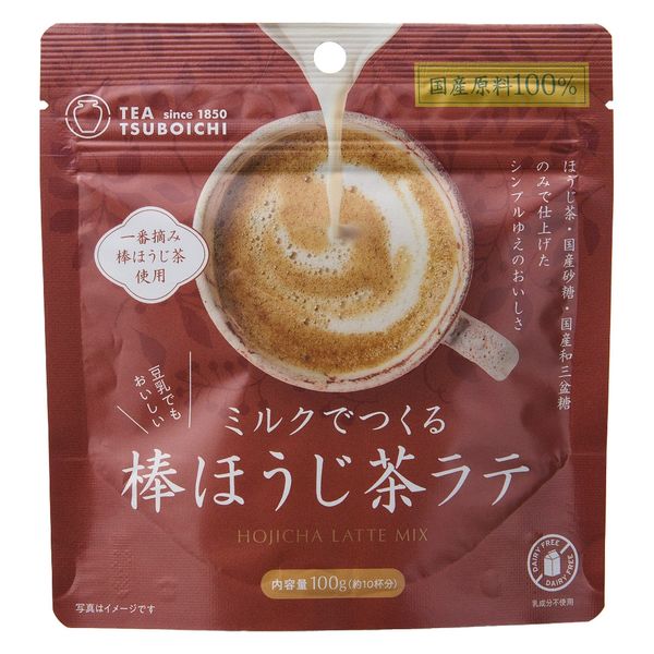 つぼ市製茶 ミルクでつくる棒ほうじ茶ラテ 1セット（100g×6袋