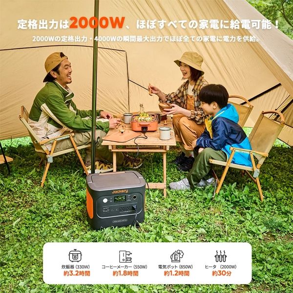 1000 Plus ポータブル電源+拡張バッテリー+ソーラー100W2枚