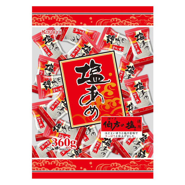 塩あめ 360g 1袋 春日井製菓 塩分補給 飴 - アスクル