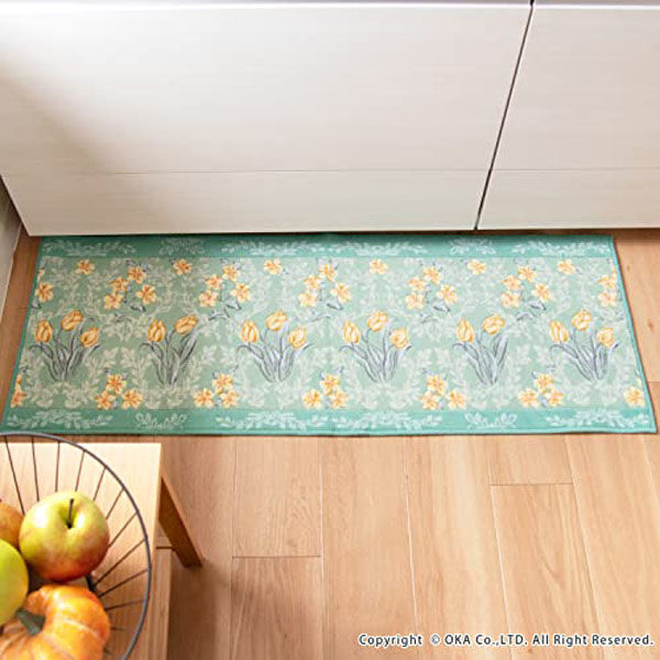 オカ キッチンマット ロイヤルコレクションアーツ 抗菌防臭 45