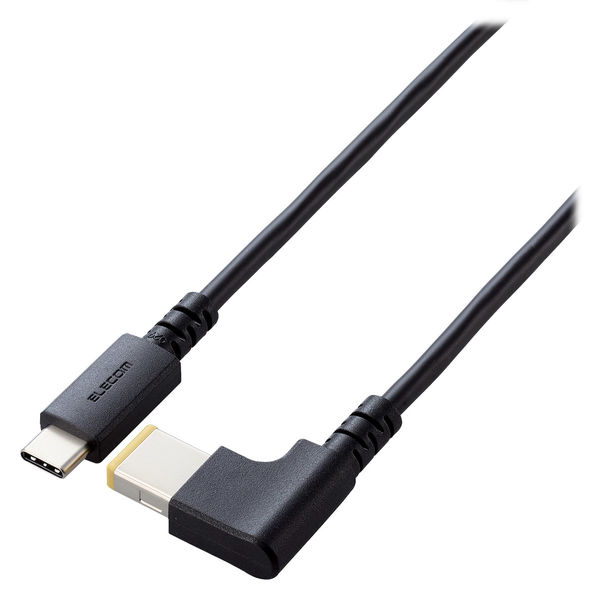 エレコム ノートPC用充電ケーブル タイプC to DC角コネクタ 60W 2m DC