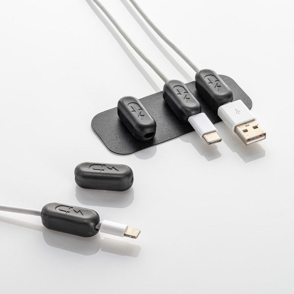 未使用　ケーブルホルダー 6個　ブラック CA-515BK ケーブルホルダー サンワサプライ ブラック色 1個 CA-515BK