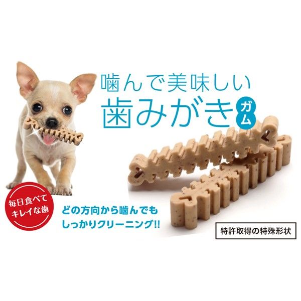 デンティ・スリーフェアリーBOX 犬用 歯みがきガム SS 超小型犬用 584g（約124個入）1箱 フォーキャンス - アスクル