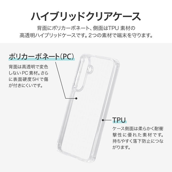 Galaxy S24 耐傷・耐衝撃ハイブリッドケース 「UTILO Tough