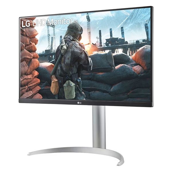 LG 27インチ IPS 4K液晶モニター 27UP650-W 1台（直送品） - アスクル