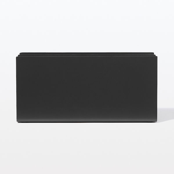 無印良品 スチール仕切りスタンド 2仕切 ダークグレー 約幅86×奥行230