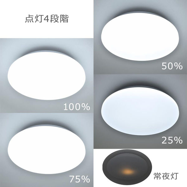 オーム電機 LED シーリングライト LE-Y24D6G-CZ 3台まとめて LEDシーリングライト 6畳用 調光 昼光色 リモコン付き｜LE