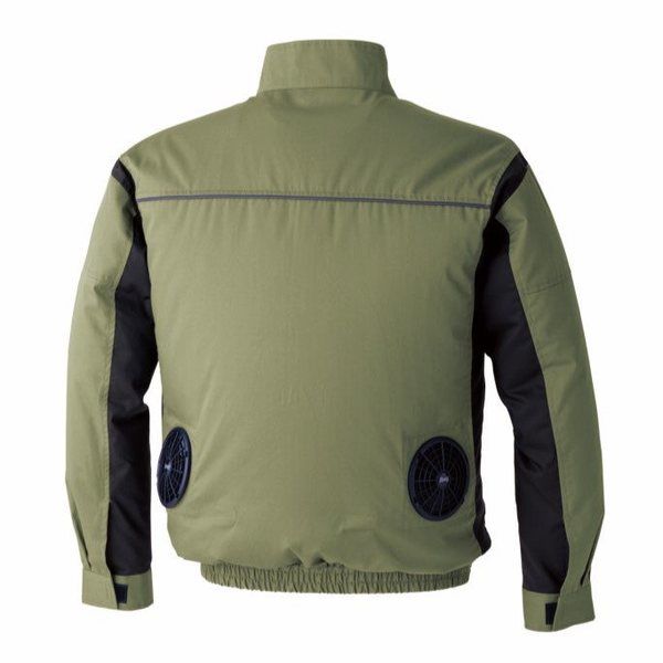 空調服 KU92401 空調服長袖ブルゾン カーキグリーン L KU92401