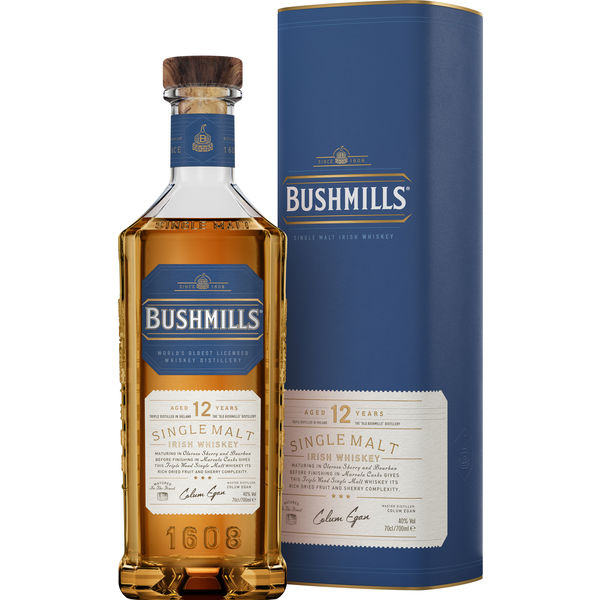 ブッシュミルズ シングルモルト 12年 40度 700ml 1本 アイ