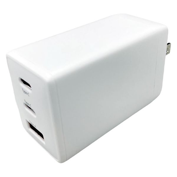 磁気研究所 PD65W USB AC充電器 Type-C x 2 USB-A 1 HD-AC3P65WH 1個
