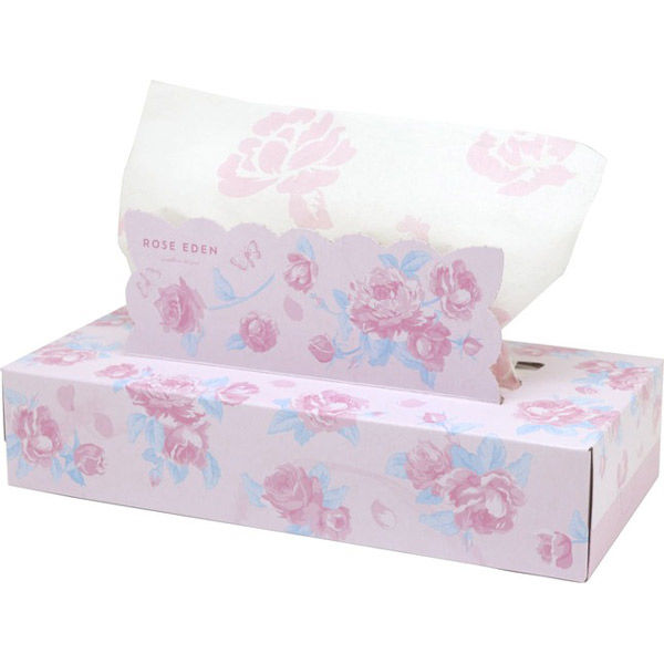 値下げ】新品 工房ゆずりは ティッシュBOX カバー 花柄 ピンク