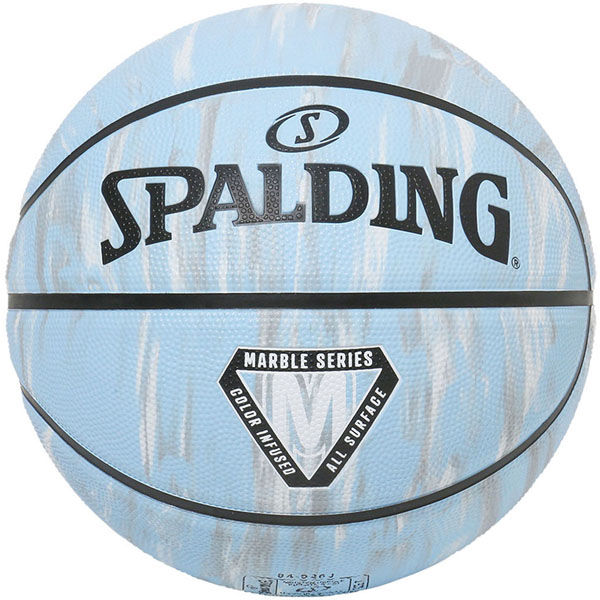 Martian のシルバー製　バスケット SPALDING(スポルディング) バスケットボール 競技ボール マーブル