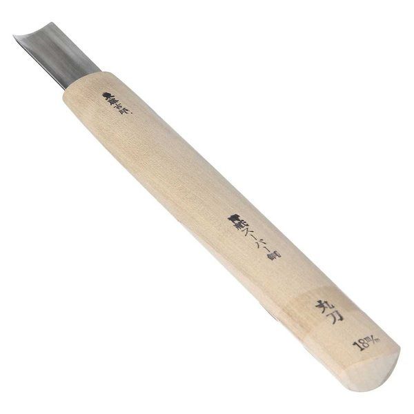 與板利器工業 東藤吉郎 高級彫刻刀 丸18mm 56146 1個（直送品） - アスクル