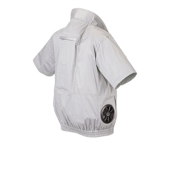 クロダルマ エアセンサー ハーネス対応半袖ジャンパー シルバー LL