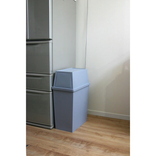 平和工業 積み重ねゴミ箱スリム45L クールグレー 4907556247605 1個