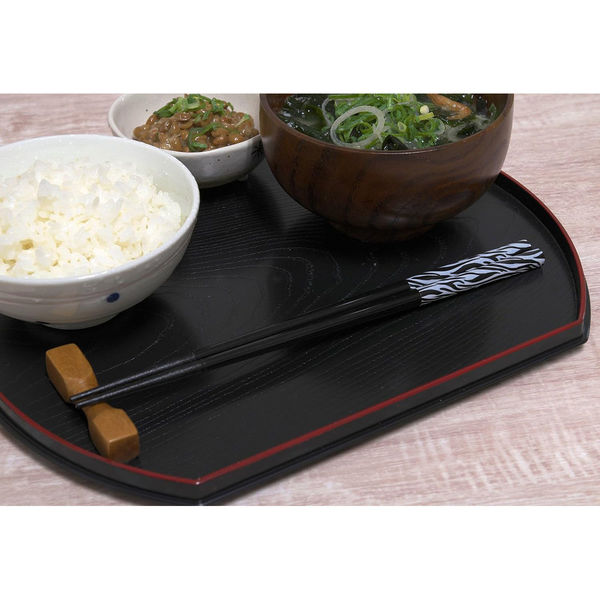 アオバ 箸 食洗機対応 天然竹 ゼブラ 22.5cm○10個セット
