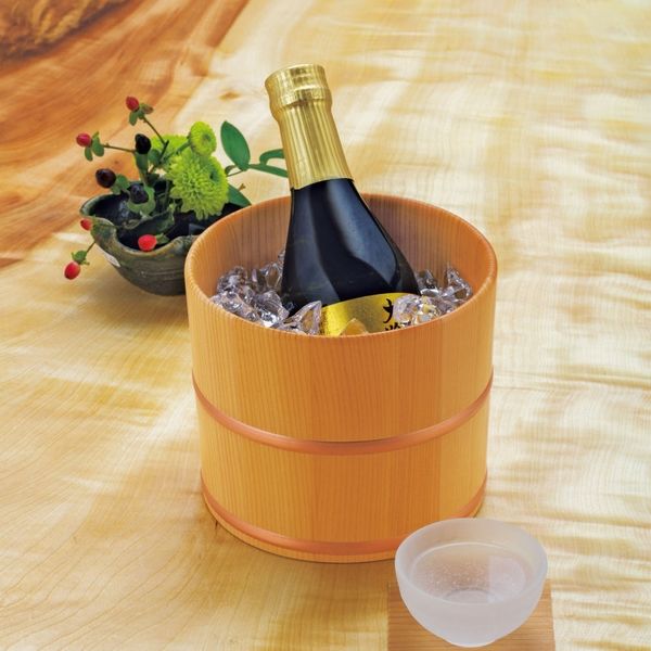 ヤマコー 椹 薄口桶型冷酒クーラー 12325 1個（直送品） - アスクル