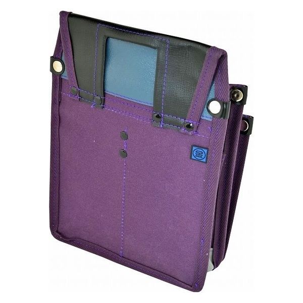 コヅチ 腰袋 内側ポケット付帆布 YK-13 紫 1個（直送品） - アスクル