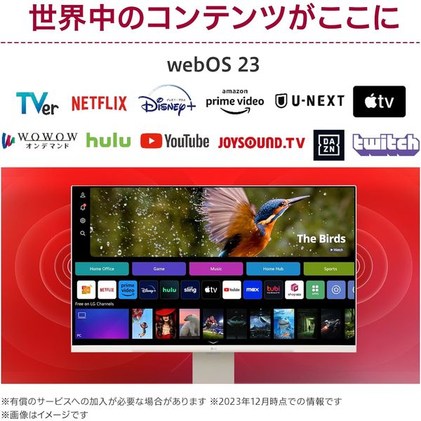 LG Electronics Japan 31.5インチ4Kスマートモニター(3840x2160