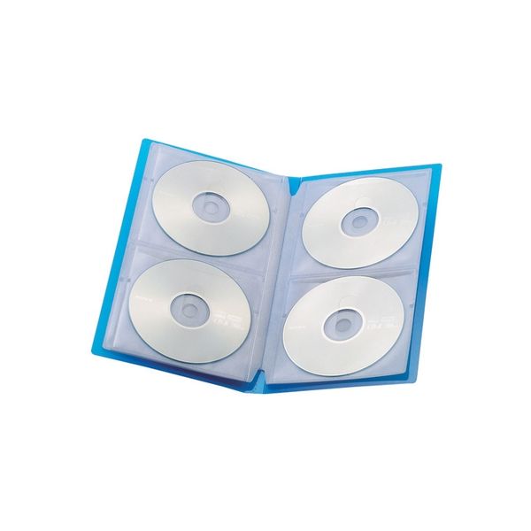ジョインテックス CDファイル24枚収納 青 A410J-B 1冊 - アスクル