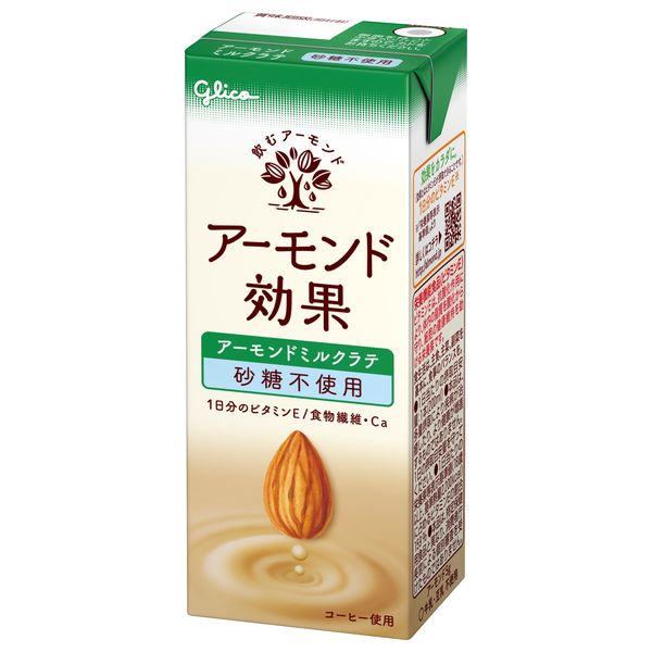 グリコ アーモンド効果 アーモンドミルクラテ砂糖不使用 200ml 1