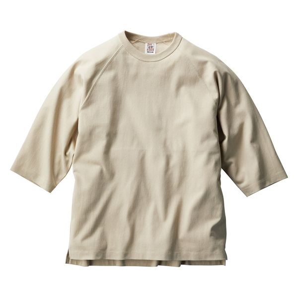 R*様 希少✨サンローラン 7分袖 ラグラン Tシャツ ロボット ベージュ系 X CROSS&STITCH オープンエンドリラックスフィットラグラン Tシャツ 七分