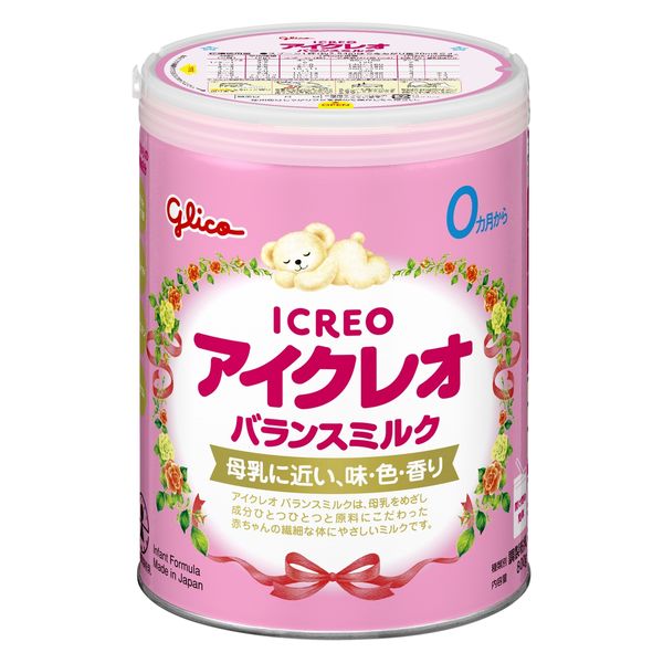 0ヶ月から】アイクレオ バランスミルク 800g 1セット（1缶×4） 江崎グリコ - アスクル