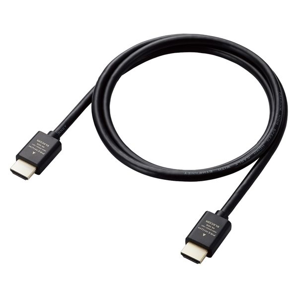 HDMIケーブル Premium プレミアムHDMI 4K/60Hz 1m 黒 ECDH-HDP10BK エレコム 1個 - アスクル