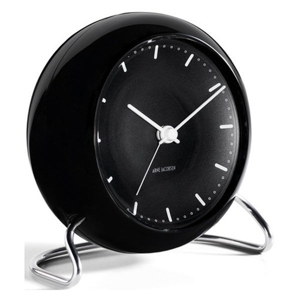 アルネ ヤコブセン 置時計 シティーホール テーブルクロック 直径110mm