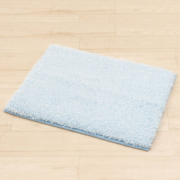 センコー デュアル バスマット 約45×60cm ブルー THE210504 1枚（直送