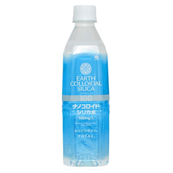 アース製薬 中硬水 ナノコロイドシリカ水 500ml 1箱（24本入） - アスクル