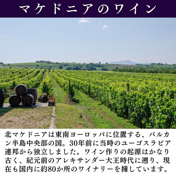 北マケドニア共和国 サンセット ヴァレー 赤ワイン フルボディ 750ml 1