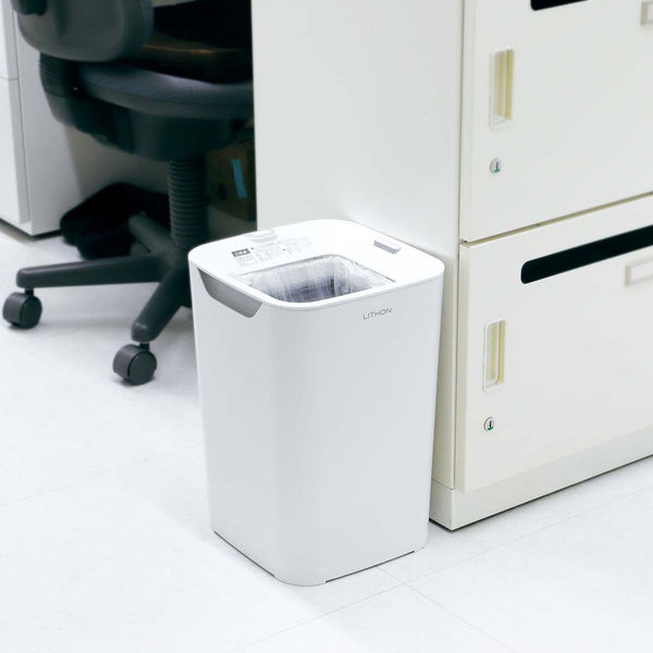 ライソン とじたろう 自動封印ゴミ箱 KSDB-001W 1個（直送品