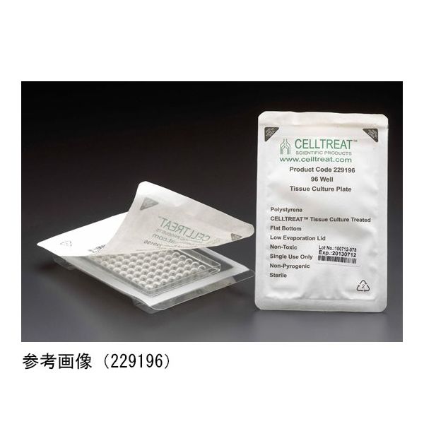 CELLTREAT 蓋付きの24ウェル組織培養プレート 個別 滅菌 50個入 229123 1個 68-0320-63（直送品）