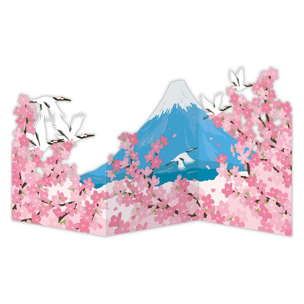 富士からのクリスマス Amazon.co.jp: Christmas Cards, Japanese Style, 2 Cranes
