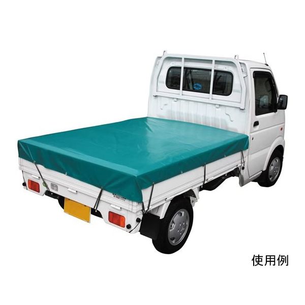 大自工業 軽トラックシート ターポリン(ゴムバンド10本付) 本体サイズ