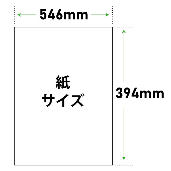 日本紐釦貿易 上質紙 ピーチケント紙 厚み160kg 39.4×54.5cm 250