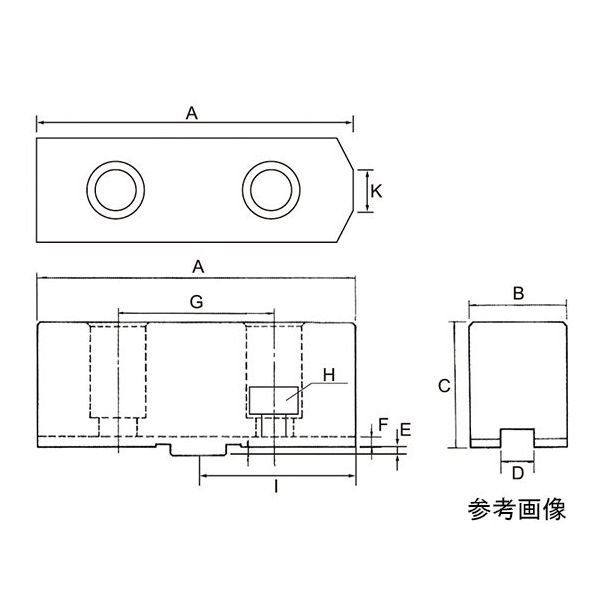 ジーネット 北川鉄工所 スクロールチャック用 SBS 生爪 SBS-7B 